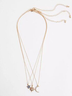 Torrid Gold Celestial Necklace & Nutcracker Earrings Set/Bundle - NWT